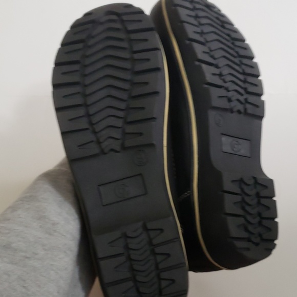 NEW Fur Boots Lace Up Winter Tan Booties Sz 9 - Picture 7 of 7